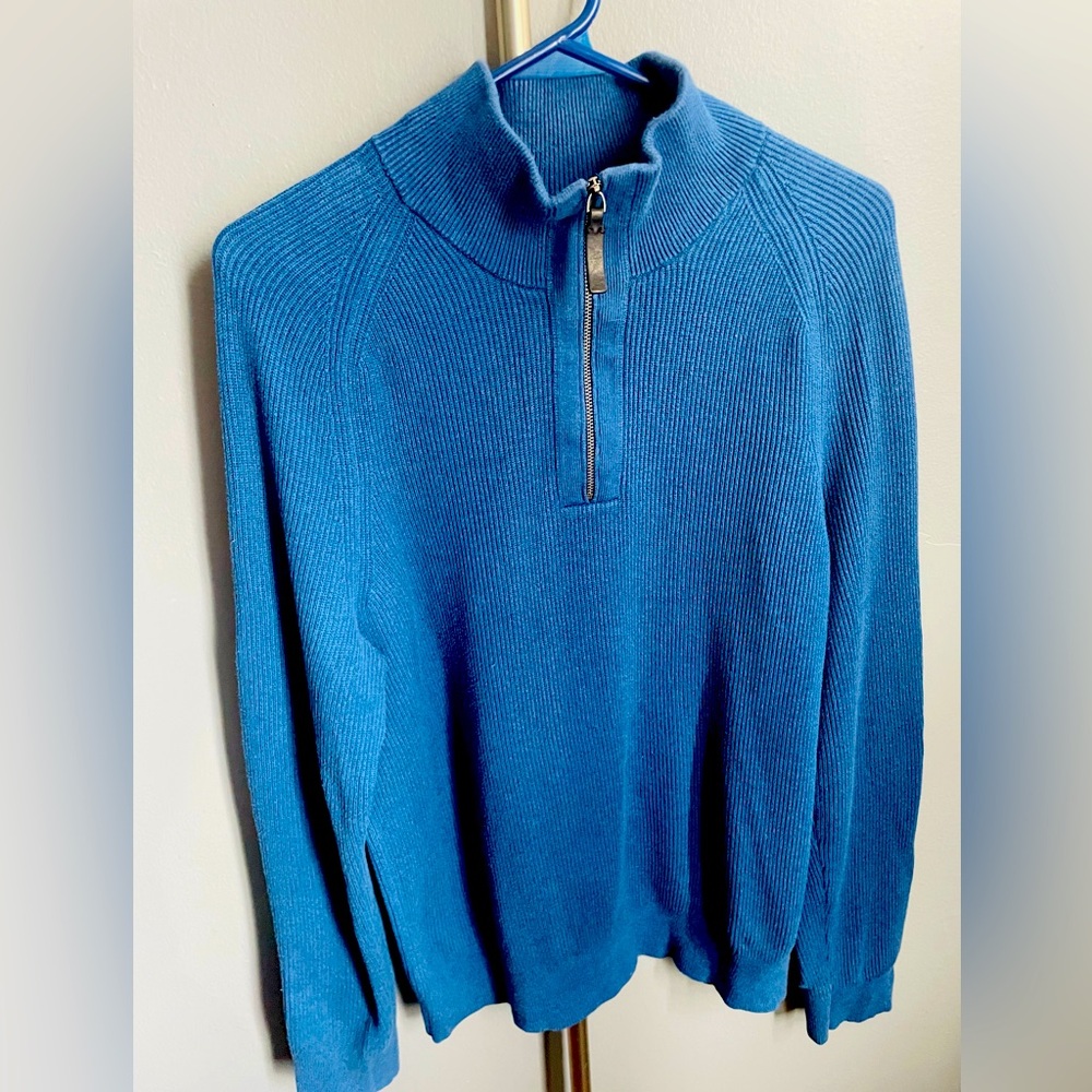 Blue Banana republic men’s half zip collar sweater.